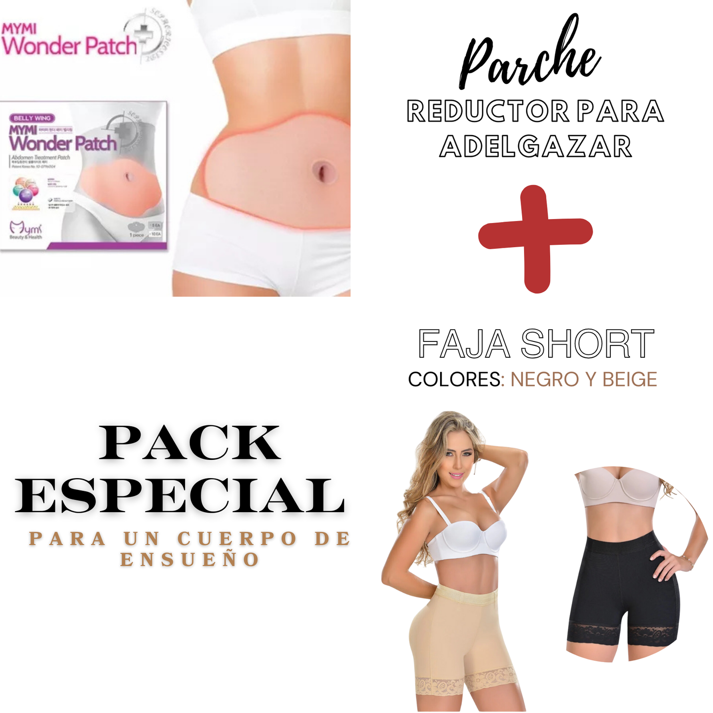 Pack Parche Reductor+ Faja Short